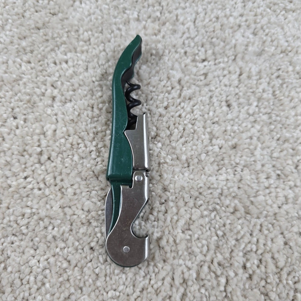 Kettmeir Wine Opener Green Duo-Lever Waiters Corkscrew Bottle Opener